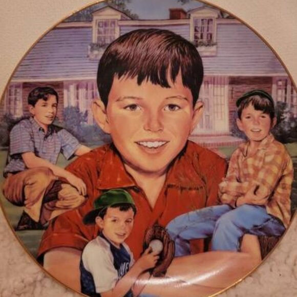 Leave It To Beaver - Autographed By Jerry Mathers himself. Gartlan Plate. - Picture 1 of 6